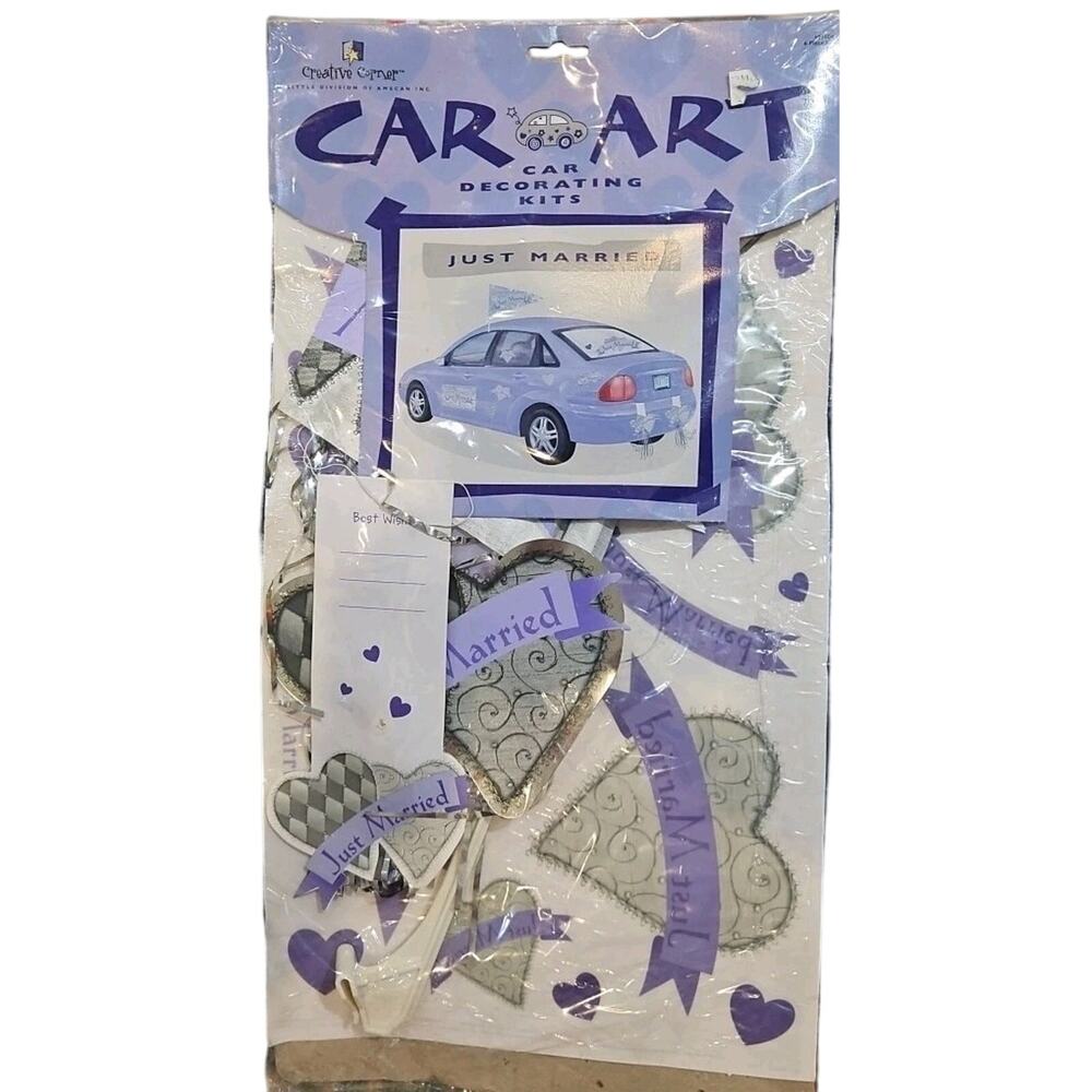 Car Art Just Married Decorating Kit (New)